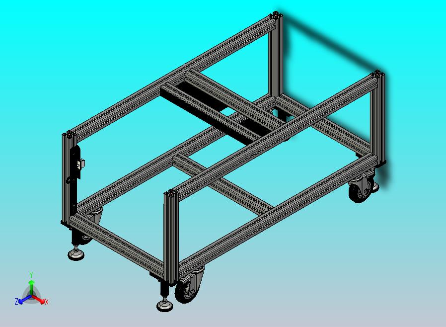 铝型材模块化装配推车