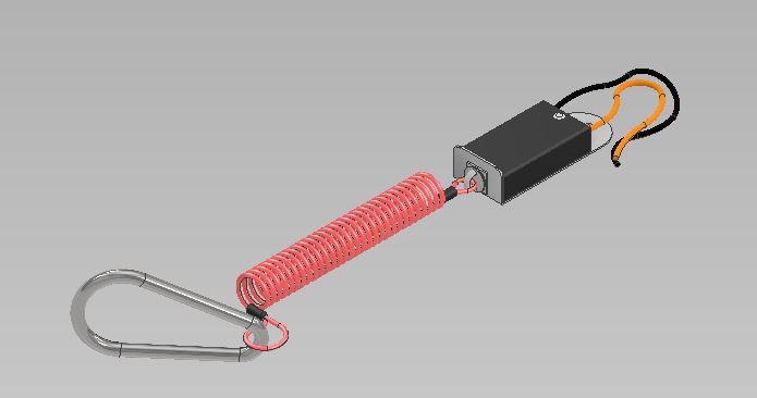 带系索的断路箱开关