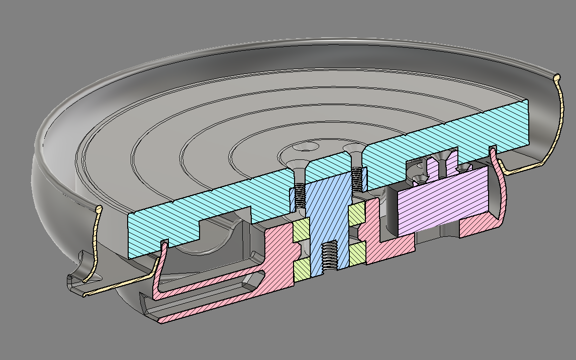 可打印的小型陶轮