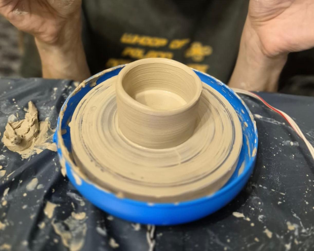 可打印的小型陶轮