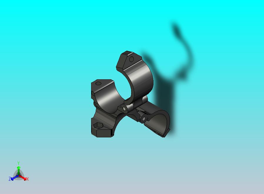 双管可调夹具安装-模块化支架系统