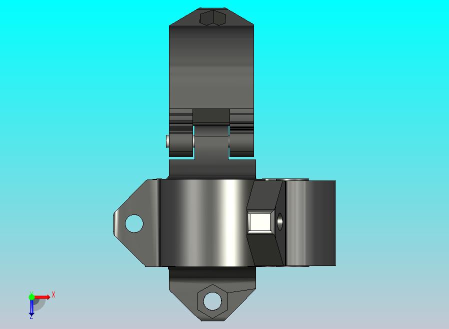 双管可调夹具安装-模块化支架系统