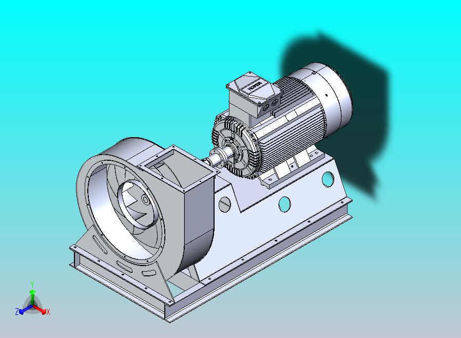 带电机的风扇250Kw-300Rpm