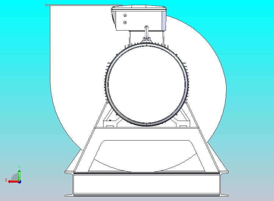 带电机的风扇250Kw-300Rpm