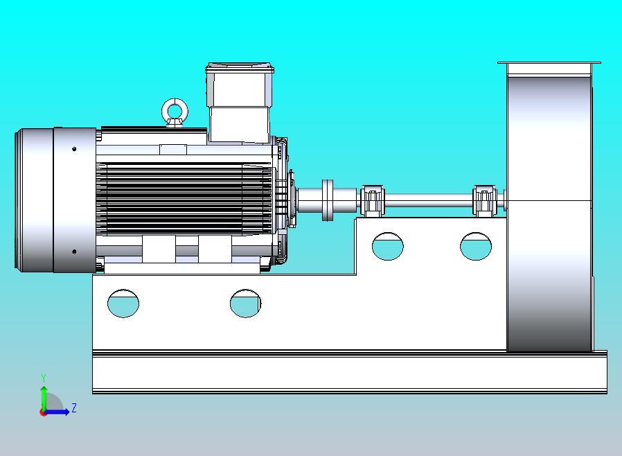 带电机的风扇250Kw-300Rpm