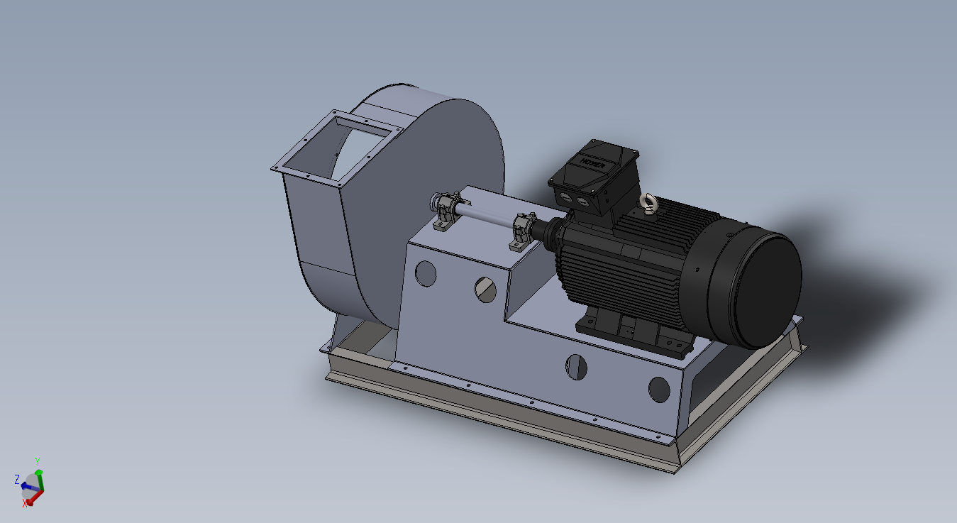 带电机的风扇250Kw-300Rpm