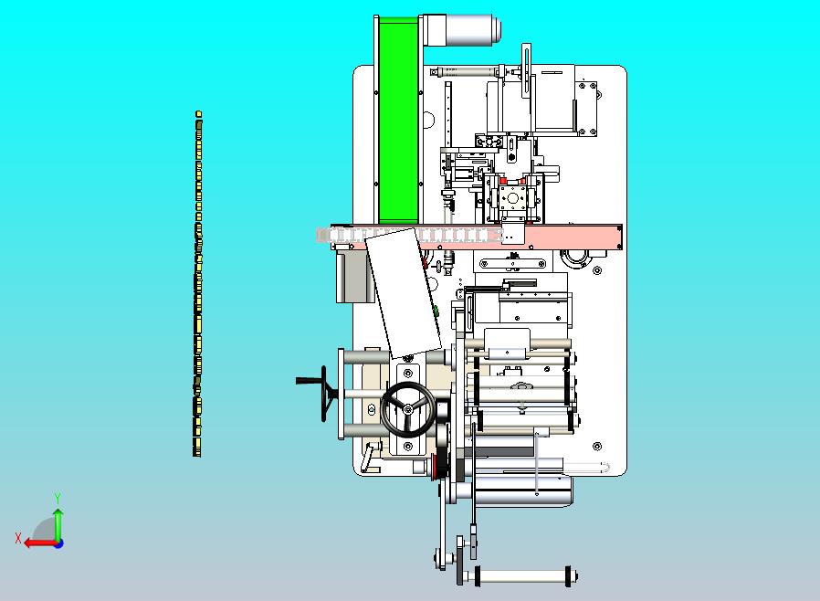 手机电池4面贴标机