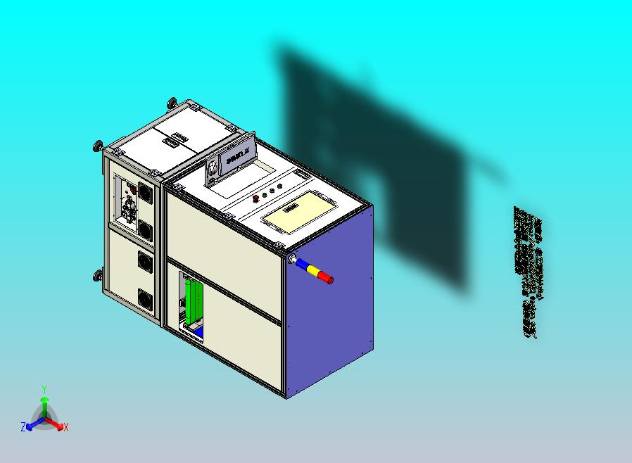 皮带来料+扫码贴标机