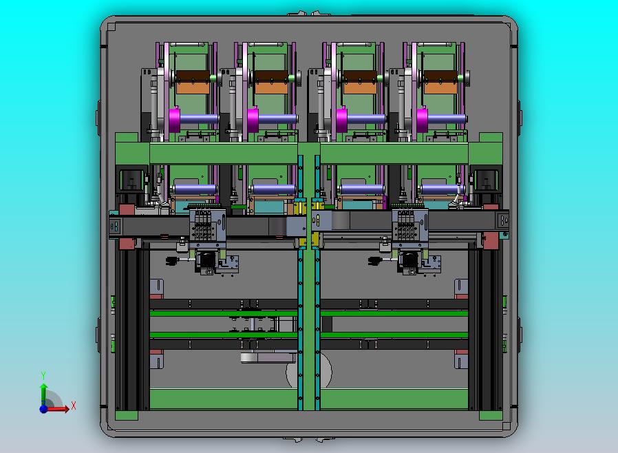 在线式四种标签贴标机
