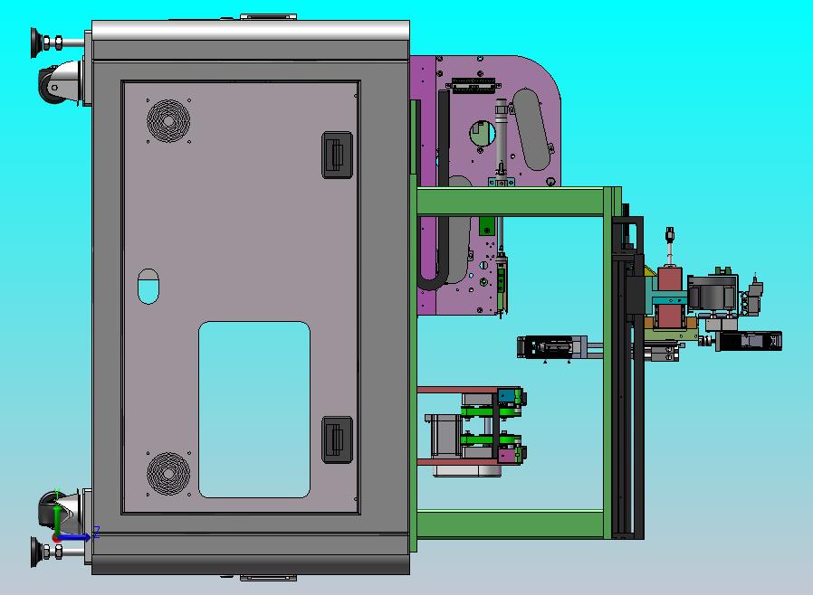 在线式四种标签贴标机