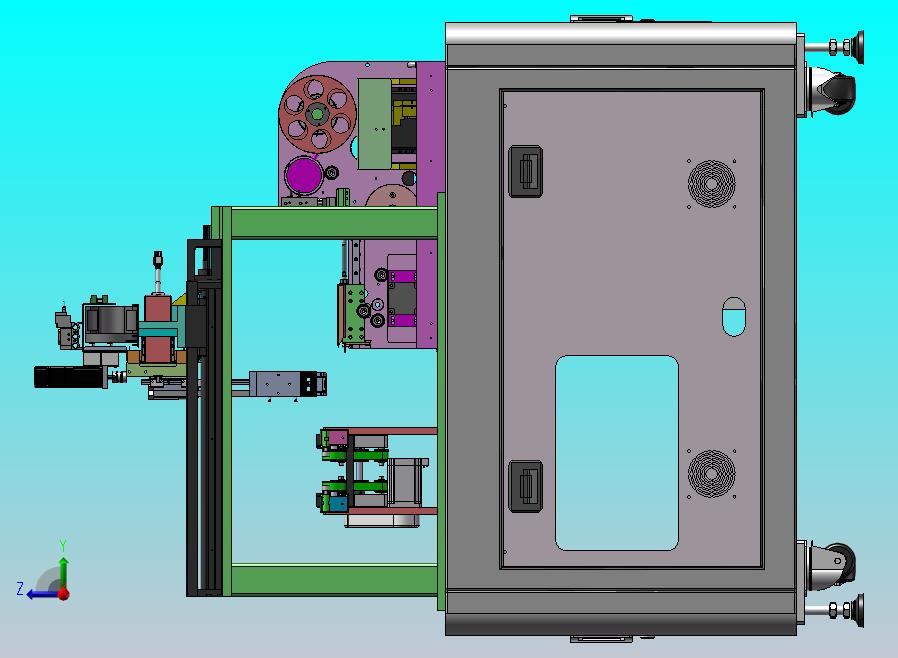 在线式四种标签贴标机