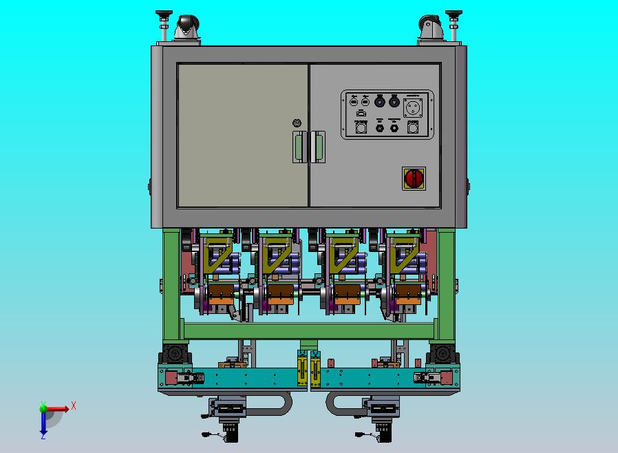 在线式四种标签贴标机