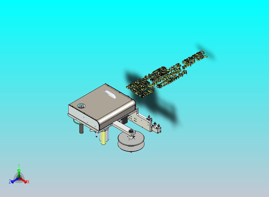 贴标机标签出标机供膜机构