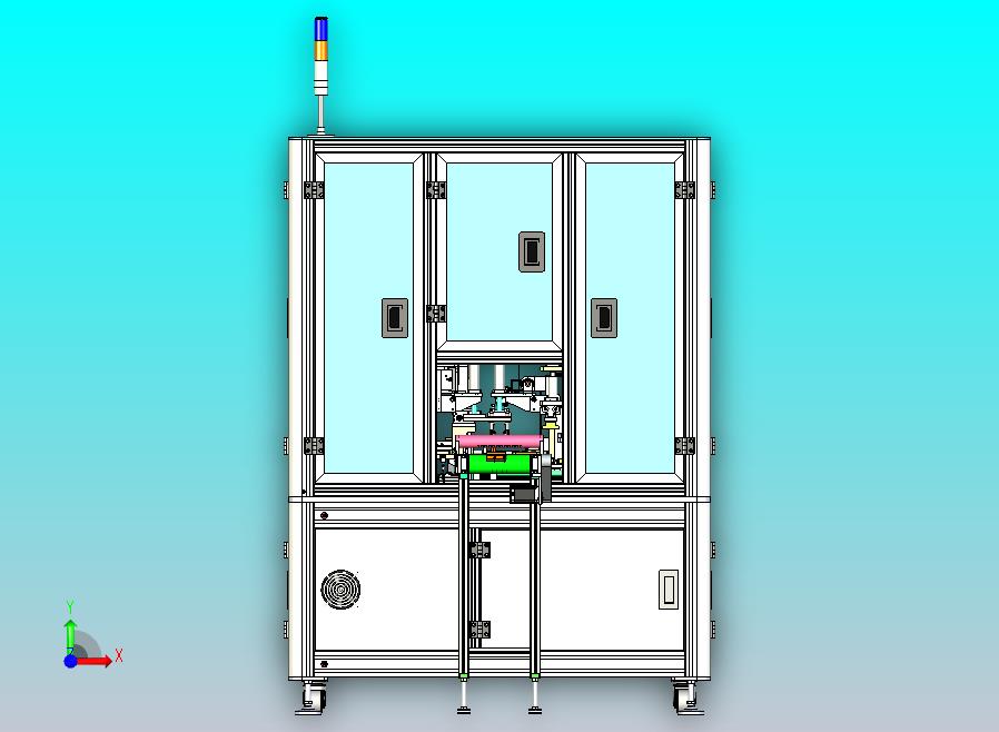 聚合物电池整形贴标机
