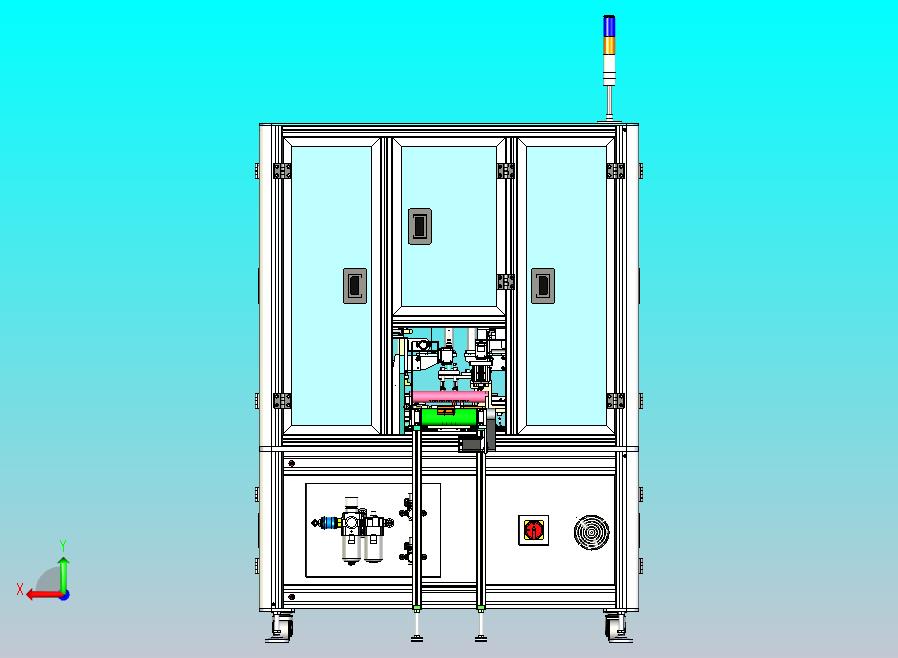 聚合物电池整形贴标机
