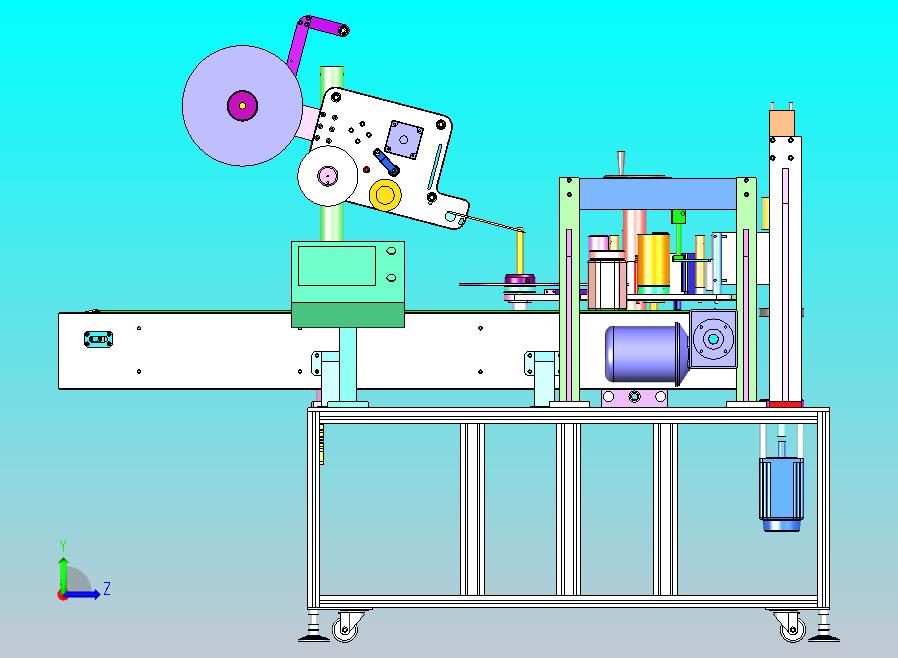高速全自动圆瓶贴标机