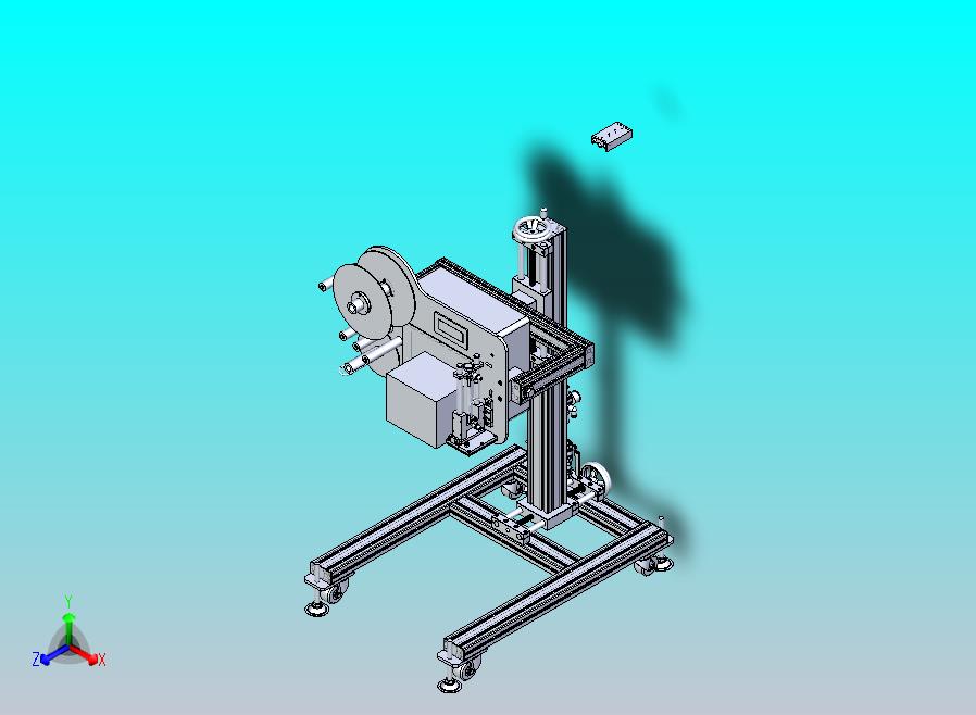 单体式即打即贴贴标机
