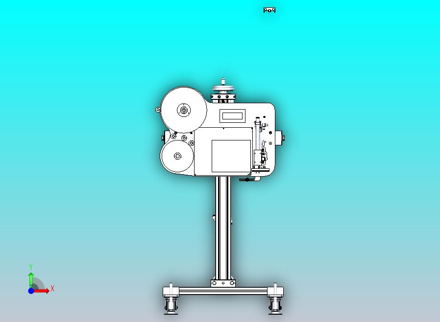 单体式即打即贴贴标机