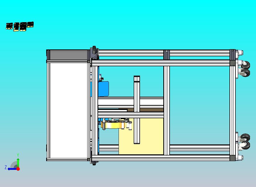 自动化纸箱封箱贴标一体机