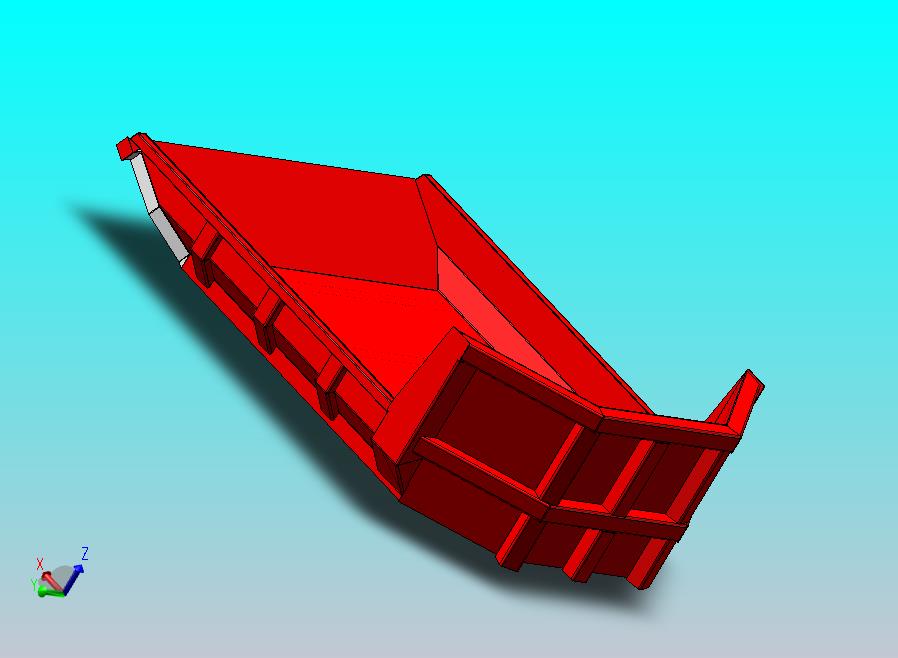 履带车5吨车厢焊接