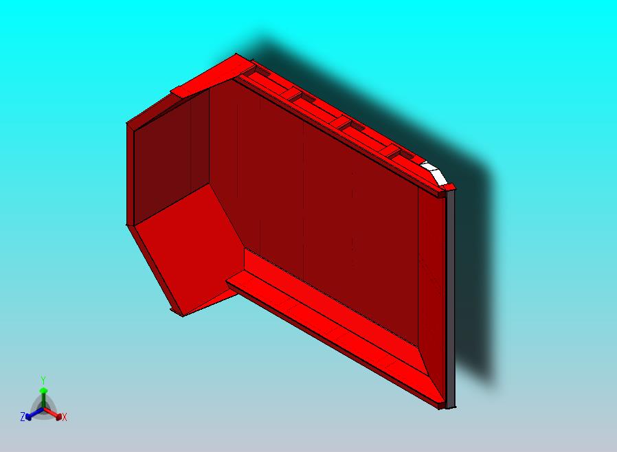 履带车5吨车厢焊接