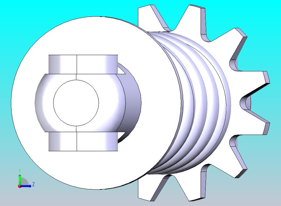 减震器总成_3D CAD模型