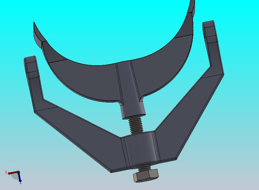 稻壳筛架和支撑