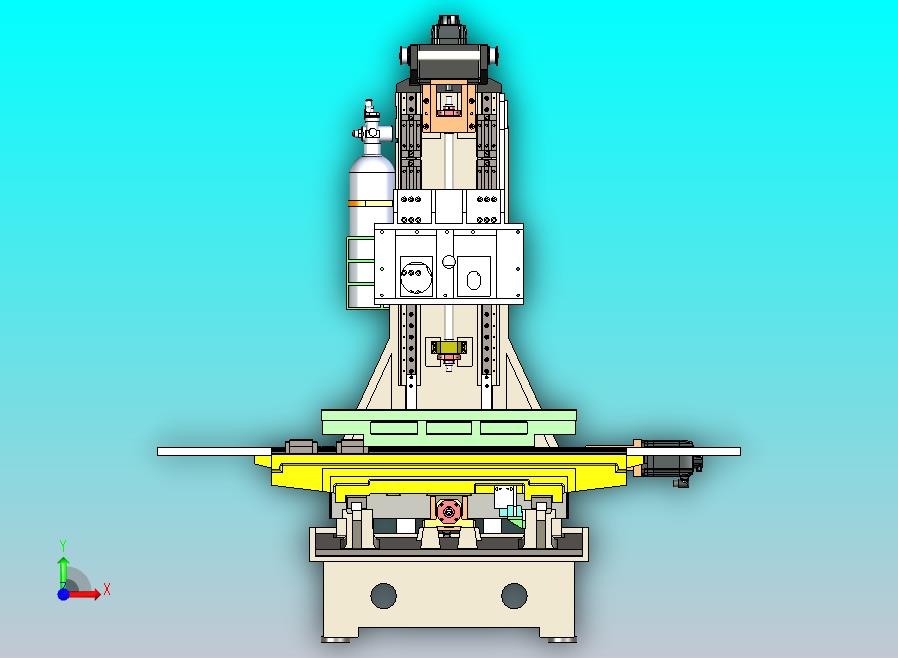V65机床总装3D图纸模型