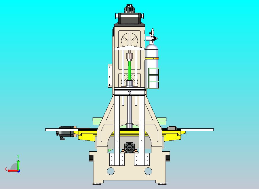 V65机床总装3D图纸模型