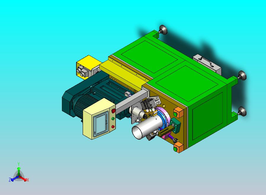 HSM翻边系列端面铣床设备模型