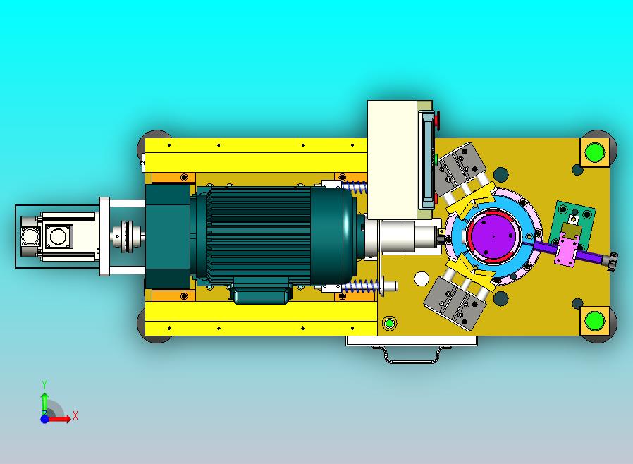 HSM翻边系列端面铣床设备模型