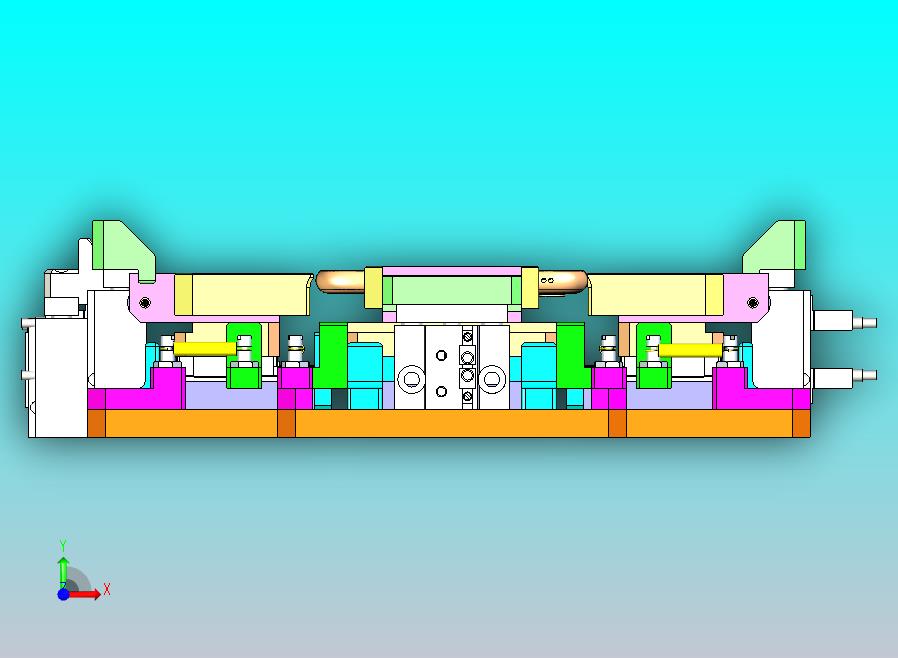 iPhone手机中心定位夹具3D