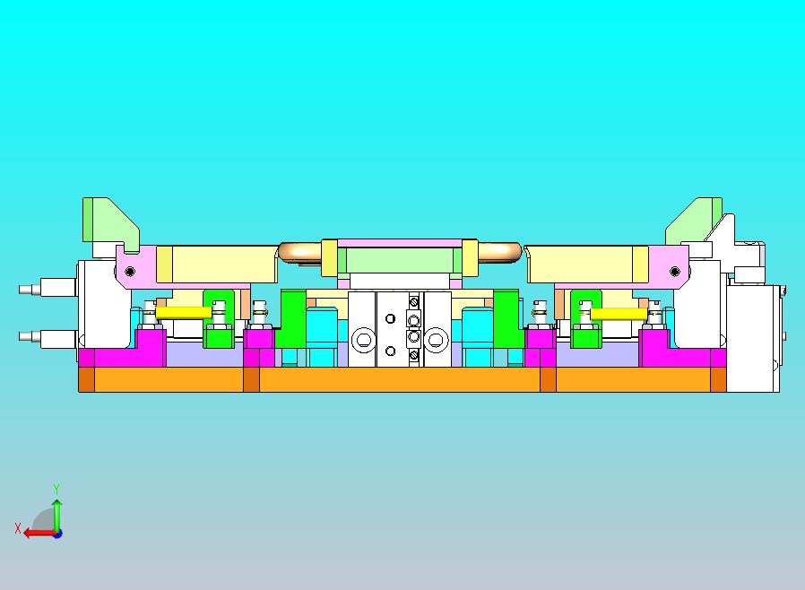 iPhone手机中心定位夹具3D