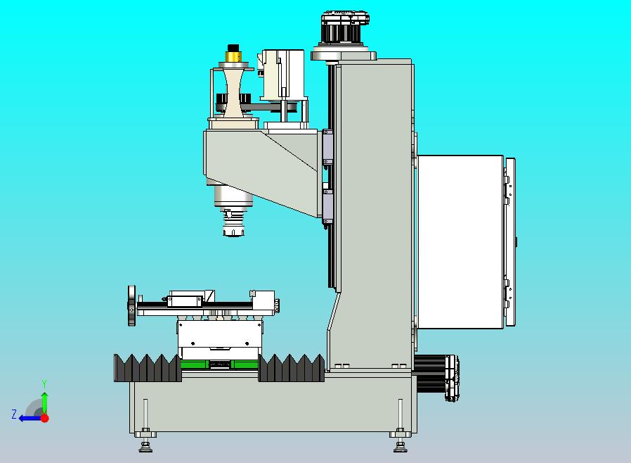 CNC数控铣床模型3D图纸
