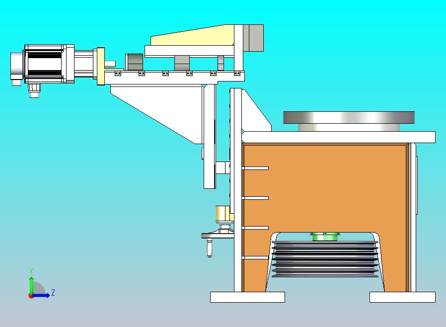 粗加工立式机床3D模型