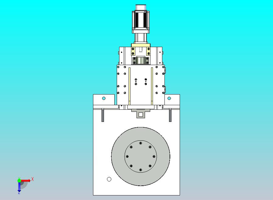 粗加工立式机床3D模型