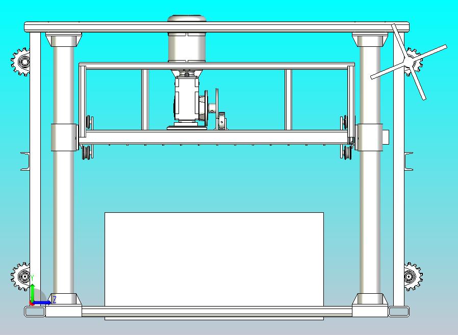 大型数控切割机床图纸3D