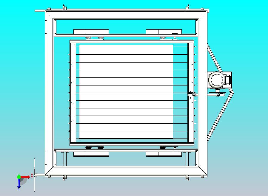 大型数控切割机床图纸3D