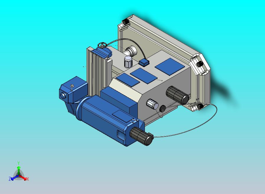 多用途铣床模型