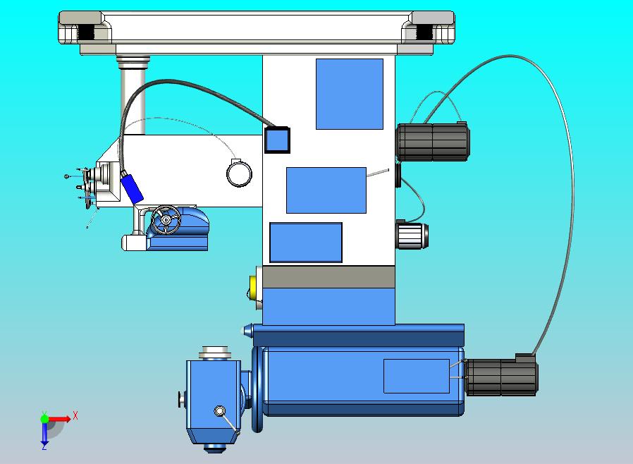 多用途铣床模型