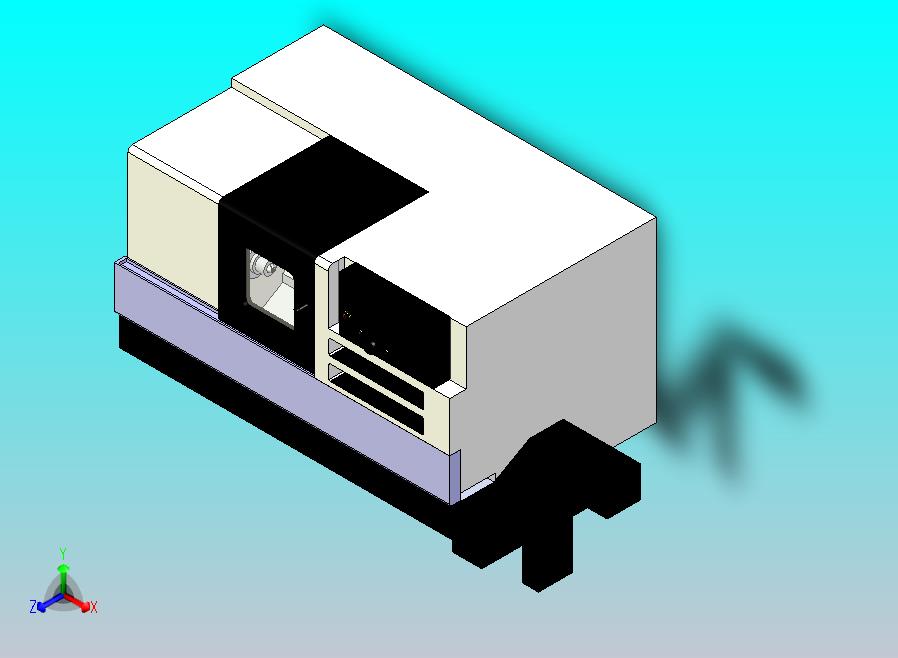 斗山300M数控机床模型