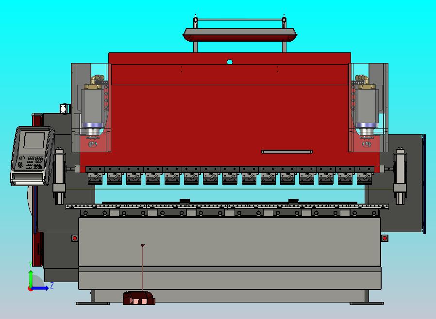 阿马达折弯机设备模型