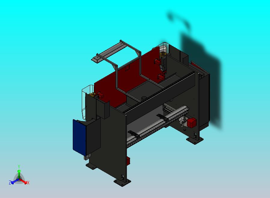 阿马达折弯机设备模型