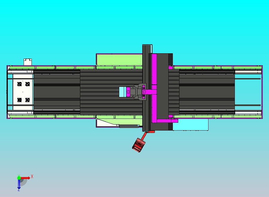 大型龙门机床3D模型