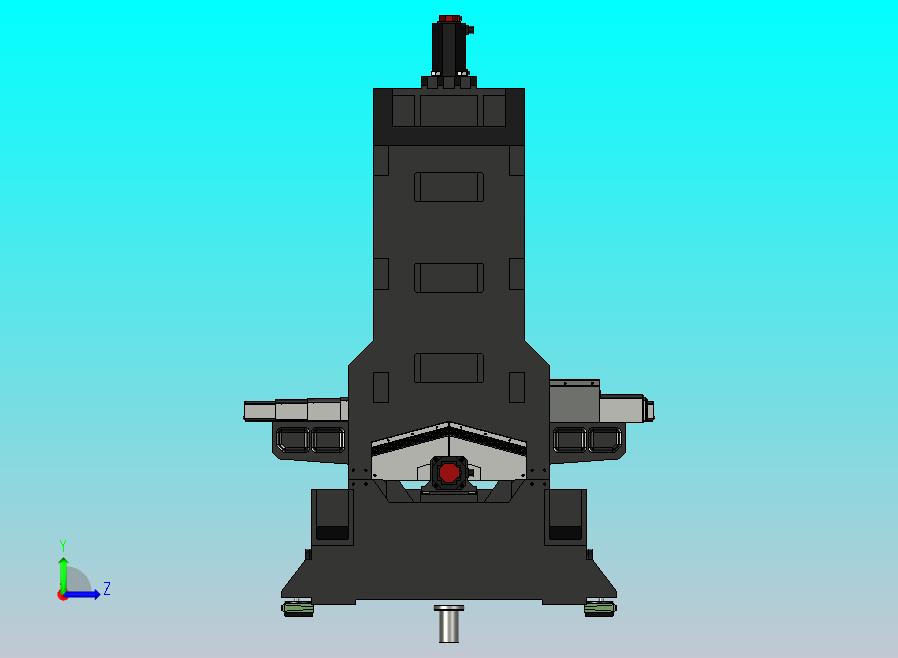 垂直轴铣床BT40设备3D