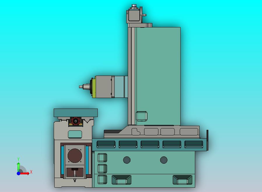 垂直研磨机设备模型3D图