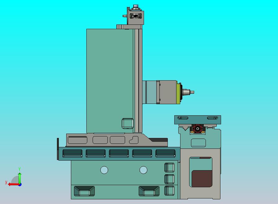 垂直研磨机设备模型3D图