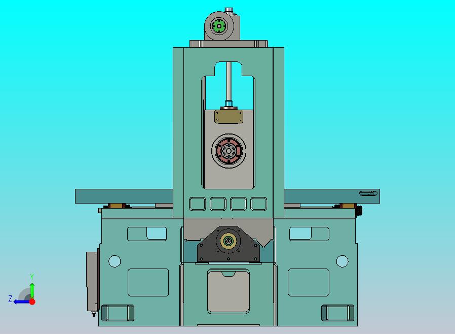 垂直研磨机设备模型3D图