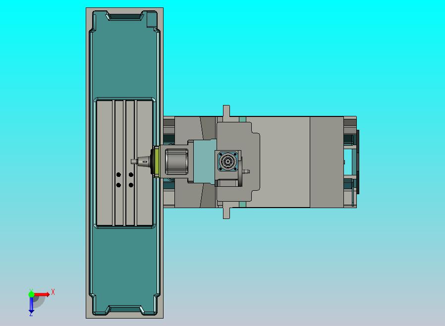 垂直研磨机设备模型3D图