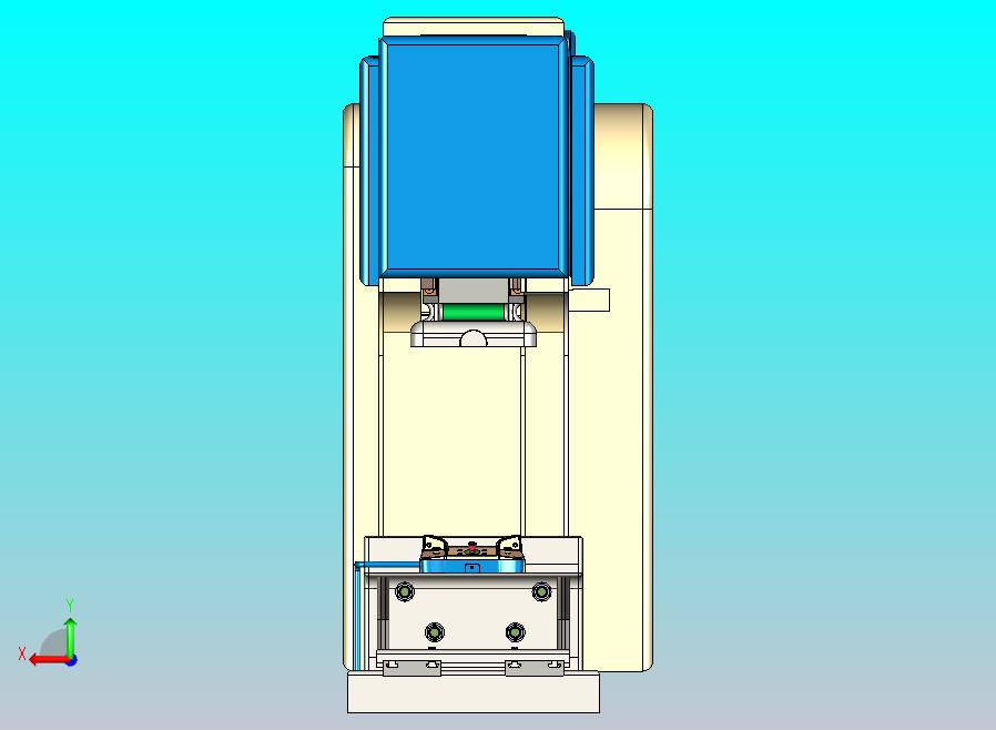 冲床3D模型图纸